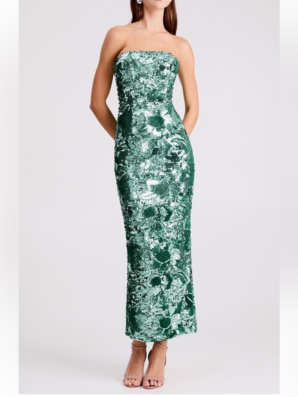 Helsi Leslie Sequin Pattern Midi Dress